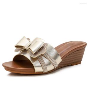 Sandals Fashion Slifors Women Platform Wedge Summer Summer Flip Flop Slides 2023