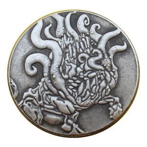 Hobo Coins USA Morgan Dollar Skull Zombie Skeleton Silver Plated Copy Coins Metal Crafts Special Gifts #0140