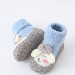 First Walkers Baby Home Slippers Cute Warm House For Infant Lined Winter Indoor Shoes