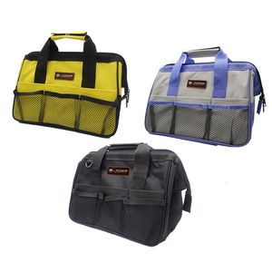 Tool Bag Multifunction Waterproof Oxford Canvas Hand Tool Storage Carry Bags Portable Pliers Metal Toolkit Parts Hardware Parts 230130