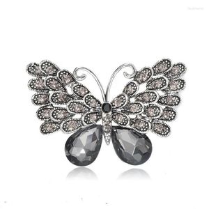 Spille Vintage Spilla a farfalla grande squisita e alla moda Accessori per abiti da donna semplici e versatili