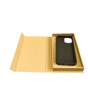 Пользовательский дизайн Universal Mobile Phore Case Box Recycled Biodegable Blank Kraft Laper Box Hard Cardboard Box A386