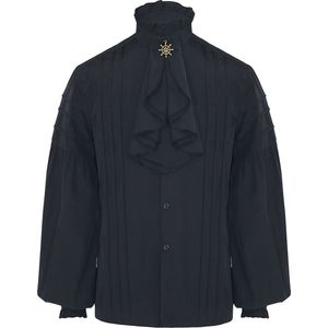 Męskie koszulki męskie męskie pirackie średniowieczne marszczenie steampunk gotycka koszula mężczyzna kostium halloween cosplay renesansowe wiktoriańskie topy chemise homme 230130