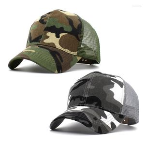 Ball Caps Snow Camo Baseball Cap Men Tactical Summer Mesh White/ Army Green Camouflage Snapback Hat For And Women