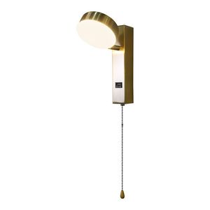 USB 충전 아크릴 쉐이드 북유럽 크리에이티브 눈 보호 LED Dimmable Sconce Drop을 가진 벽 램프 현대 놋쇠