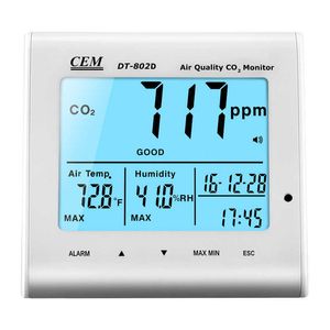 CEM de alta qualidade DT-802D Monitor de Co2 do testador de ar port￡til