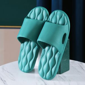 Slippers wave pattern stepping on shit sandals soft bottom home slippers manufacturers 230130
