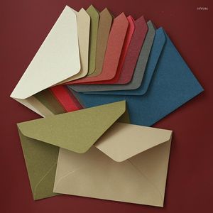 Embrulho de presente 20pcs/lote de envelopes ocidentais vintage carteira de papel em branco para convite de casamento cartões de felicitações de armazenamento PO 114mm x162mm