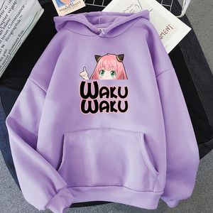 Kadın Hoodies Sweatshirts Japon anime casus X Aile Giyim