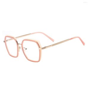 Sunglasses Frames Colorful Square Fashion Full Rim Women Optical Eyeglasses For Prescription Lenses Myopia Multifocal