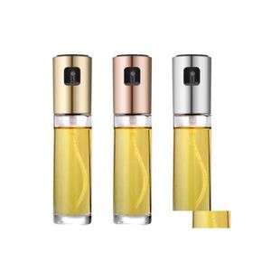 Otras herramientas de cocina Glass Garking Olive Oil Sprayer Spray Bottle Vinagre Dispensador Dispensador Ensalada BBQ Tool SN2996 Drop entrega dhglx