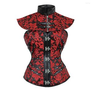 Camicette femminile corsetto rinascimentale top goth camicetta vittoriana camicia gotica femmini