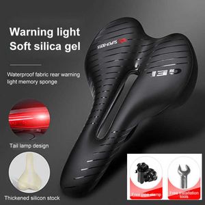 S Rubber Hollow Bicycle MTB Road Seat удобный мягкий дышащий велосипедный подушка.