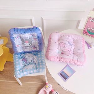 Pillow Japanese Style Kawaii Seat Anime Print Floor Sitting Bay Window Hug Girl Room Decor Square Pink