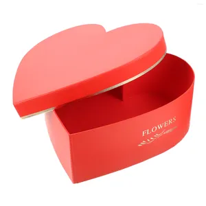 Confezione regalo Scatole per fiori Giorno S Imballaggio a cuore di San Valentino Fiori per matrimonio Stoccaggio Coperchi per fioristi in cartone a forma di caramella Confezione per compleanni