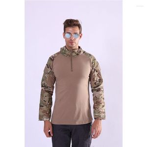 Herren-T-Shirts, große Tarnung, taktische T-Shirts, Männer, Armeegrün, Combat-Shirt, langärmelig, Militär-T-Shirt, schnell trocknend