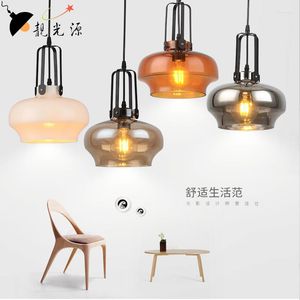 Chandeliers Modern Pendant Lights Hanging Lamp Glass Ball Restaurant Bedroom Luminaire Suspendu