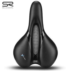 Saddles Selle Royal Seat Cycling Mtb Rower Rower Rail Puste Siodłę Siodłę Soft Miękką Krzemionkę Poduszka żelowa 0131