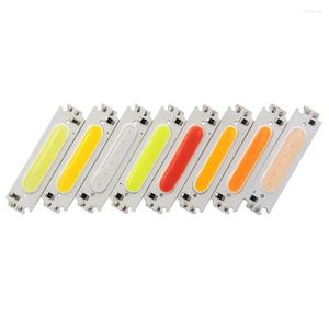 Drop 100pcs Wholesale 60x15MM 2W COB LED Module Light Chip White Yellow Blue Red Green Pink Purple Color Tiny Lamp