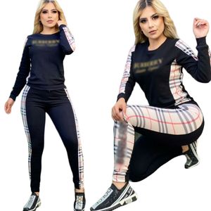 Damen Trainingsanzüge 2022 Frühling und Herbst Modedesignermarke Langarmhosen Sport zweiteiliges Set