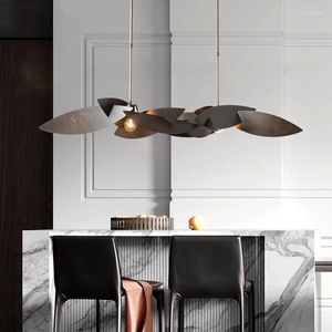 Ljuskrona Post Modern Creative Restaurant Pendant Lamp Designer Luxury Style Long Table Bar LED inomhusbelysningens fixtur