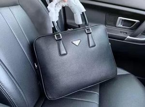2023 Роскошный дизайнерский портфель Деловая сумка через плечо Модная мужская сумка через плечо Кожаная сумка для ноутбука Компьютерные сумки