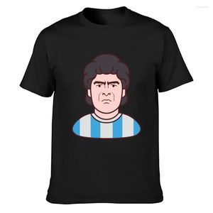 Magliette da uomo Camicia Maradona Famoso O-Collo in cotone estivo Novità autentica Personalizza lettere