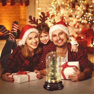 Струны наружные струнные светильники подключите 50 футов рождественской елочной елки мини -украшения подарка светодиод