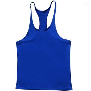 Erkek Tank Tops 2023 Toptan Erkekler Kısa mahsul üst beyaz yaz tarzı kolsuz fitness yelek tüpü