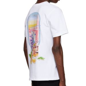 2023 Men Hip Hop T-Shirt Letter Casablanc Print T Shirt Cotton Casual Short Sleeve