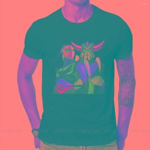 Camisetas masculinas robô de ufo Goldrake Grendizer Anime Classic Tshirt Harajuku Alternative Tshirts Tops Camisa de algodão solta de algodão O