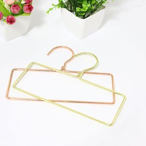 Hangers 10pcs Nordic Style Rose Gold Iron Scarf Towel Hanger Clothes Rack Clothing Lingerie Bra Organizer Space Saver