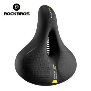 s Rockbros MTB Big Butt Rower Cycle Rower Siodło Mountain Rower Absorbera szerokie wygodne akcesoria 0131