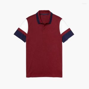 Herren Polos Splice Top Qualität Kurzarm Krokodil Polo Shirts Sommer Baumwolle Casual Shirt Für Männer Mode Homme