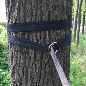 Camp Furniture Essential Can Hold 200kg OutDoor Camping Hiking Hammock Hanging Belt Strap Rope With Metal Buckle Load Bind RopeCamp