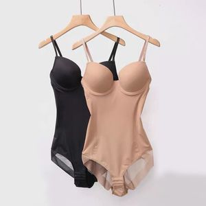 Kadın Tulumları She'Smoda Bodycon Bra Budier Bodysuit Plus Boyut Kadın Tulum Tulum 230131