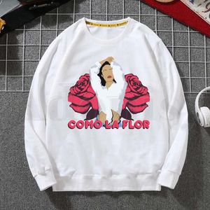 Herren Hoodies Cartoon Vintage 90er Jahre SELENA QUINTANILLA Frühling Herbst Männlich Casual Sweatshirts Herren Sweatshirt Tops