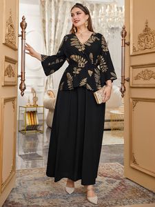 Plus size Dresses TOLEEN Women Size Maxi Luxury Chic Elegant Long Sleeve Shirt Muslim Turkish African Party Evening Clothing 230130