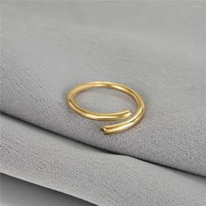 Bröllopsringar Anslow Fashion Friend Zircon Crystal Smart Finger Ring for Teenager Girls Lady Accessories Valentine's Day Gift