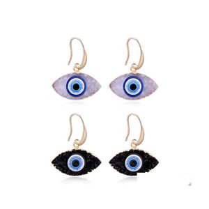 Dangle Chandelier Fashion Jewelry Turkish Symbol Evil Eye Earrings Blue Eyes Resin Beads Earring Drop Delivery Dhfd8