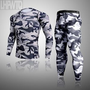 Roupas íntimas térmicas masculinas para homens masculino Thermo Camouflage Rous