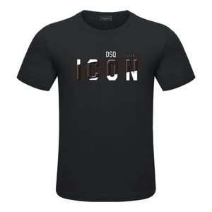 DSQ2 Men's T Shirts summer style dsq icon letter d2 design casual O-Neck short sleeve tees color white black dsq909