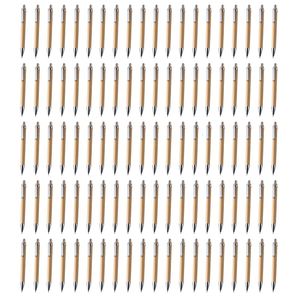 Canetas esferográficas 100 PCSLOT Bamboo STYLUS CONTATO DE ESCOLA DE ESCOLA DE ESCOLA DE ESCOLA DE ESCRITÓRIOS DO PRESENTES 230130