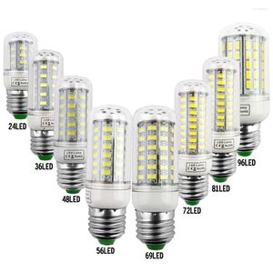 Lamp E14 Corn Bulb Lampada 24 36 48 56 69LED Chandelier Candle Light SMD5730 220V 240V For Home Decoration