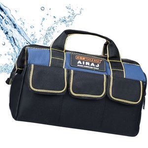 Tool Bag Multifunctional Tool Bag Rubber Bottom Wear-resistant Thickened Oxford Cloth Hardware Tool Bag Portable Repair Electrician Bag 230130