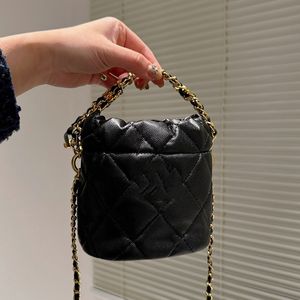 2023 All'inizio della primavera Nuovo stile Secchio Primo strato di pelle Canale Borsa a tracolla di alta qualità Borse da donna Borsa a tracolla Borse Designer Borsa in pelle