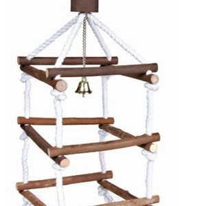 Other Bird Supplies Parrot Swing Ladder Toys Pet Bites Climb Chew Hanging Cockatiel Cage Accessories 230130