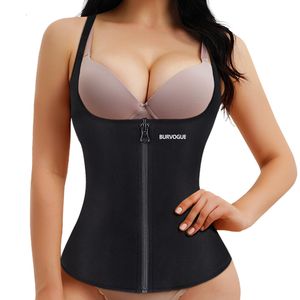 Kadın şekillendiricileri Burvogue bel antrenör korse underbust shapewear lateks vücut şekillendirici karın zayıflama iç çamaşırı kadın kilo kaybı sauna ter yelek 230131