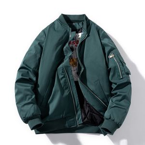 Männer Jacken Männer Frauen Bomber Mode Herbst Winter Pilot Solide Vintage Baseball Mantel Mit Kapuze Paar Windjacke Tasche Rosa 230130