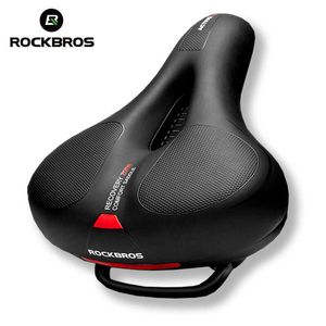 s ROCKBROS Road Bike With Handle MTB Seat High Density Memory Foam Bicycle Saddle Comfortable PU Hollow Cushion Accessories 0131